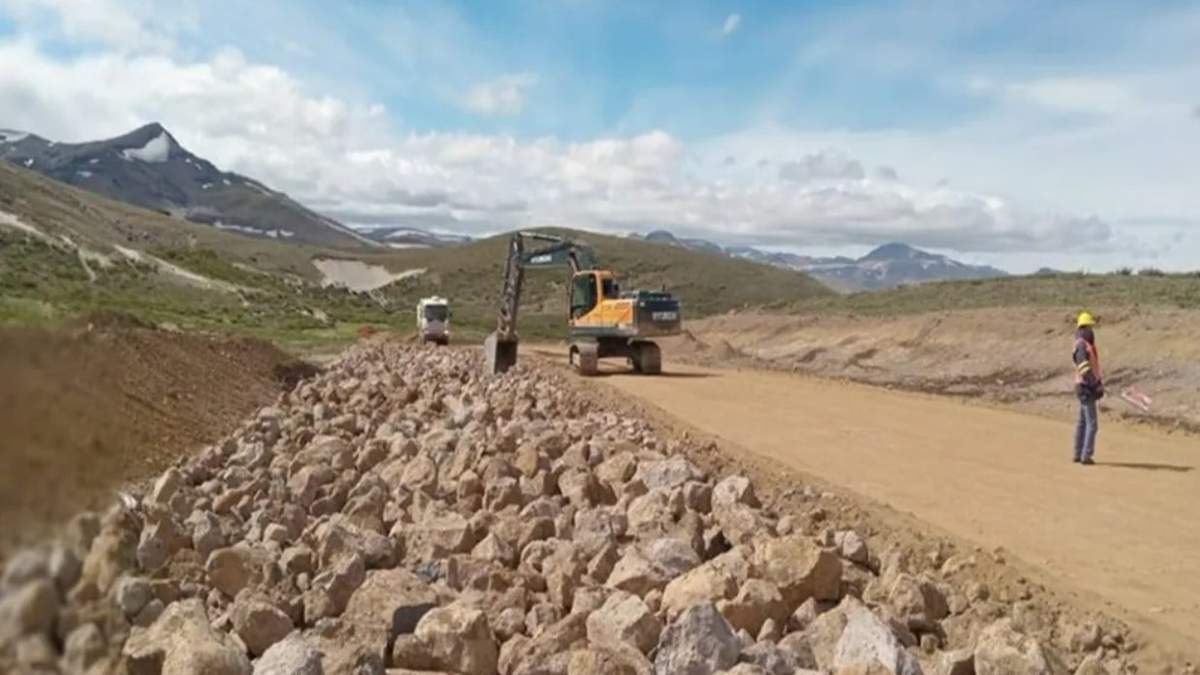 Los trabajos en el primer tramo se realizan desde Pino Hachado hasta Litrán. Fuente: (Gobierno de Neuquén)