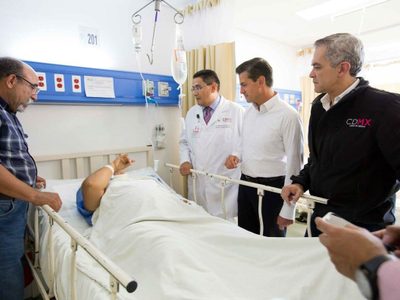 En unas horas, reparan y abastecen el Hospital Balbuena para la visita de Peña