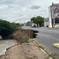 Reportan deslaves y advierten por crecida de arroyos tras el paso de "Alberto" en Coahuila