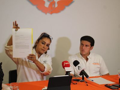 MC denuncia incendio en negocio de su candidata en Montemorelos, NL