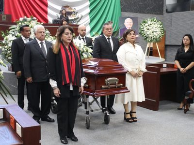 Morelos despide a Juan Salgado Brito con homenajes póstumos en Palacio de Gobierno y Congreso