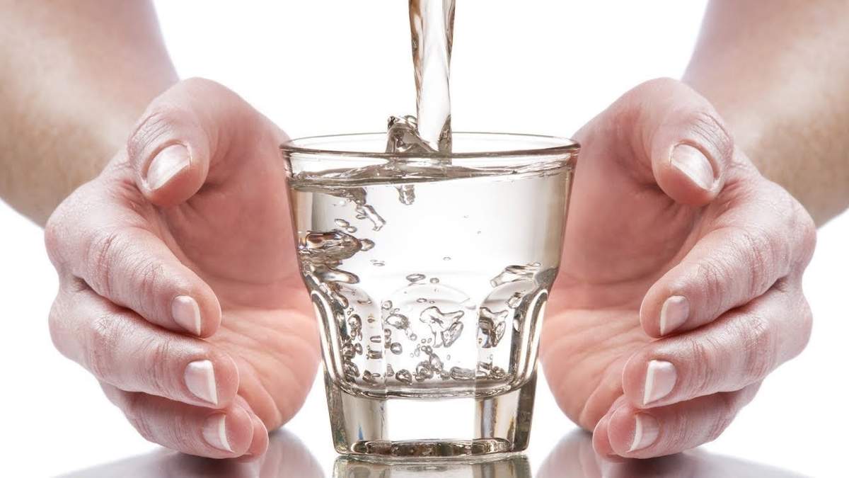 Vaso de agua. Fuente: (Instagram)