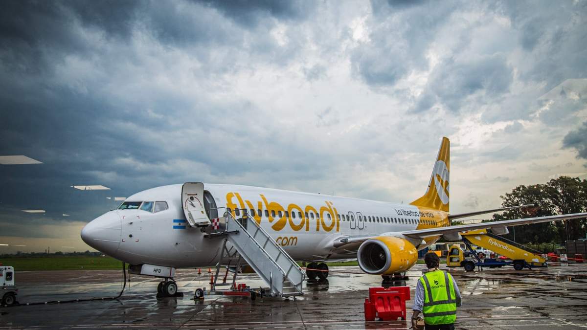 Flybondi. Fuente: (Twitter)