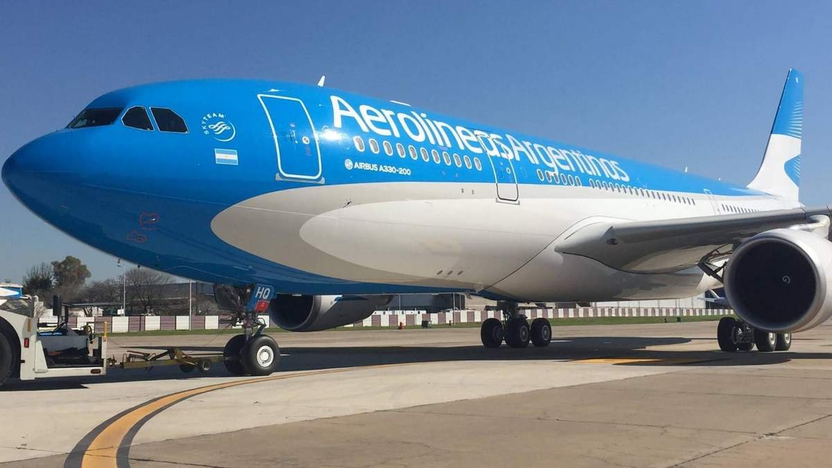 Aerolíneas Argentinas. Fuente: (Twitter)