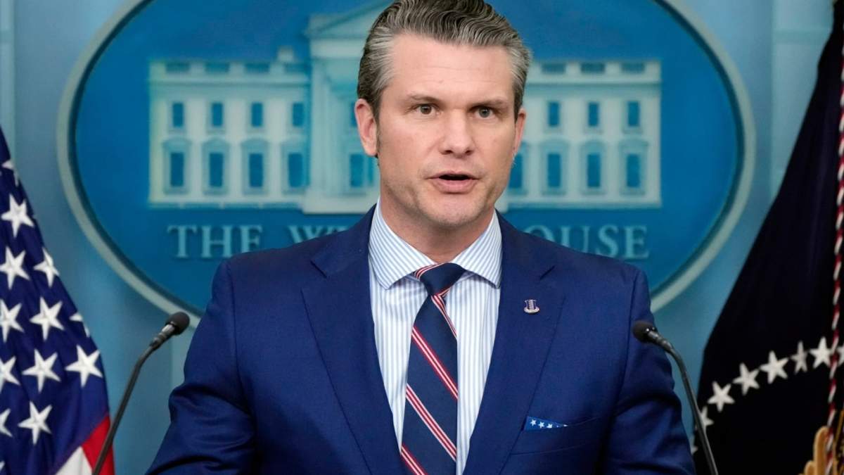 El secretario de Defensa de Estados Unidos, Pete Hegseth
