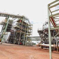Darío Martínez visitó las obras de ampliación de la planta de biomasa de Corrientes