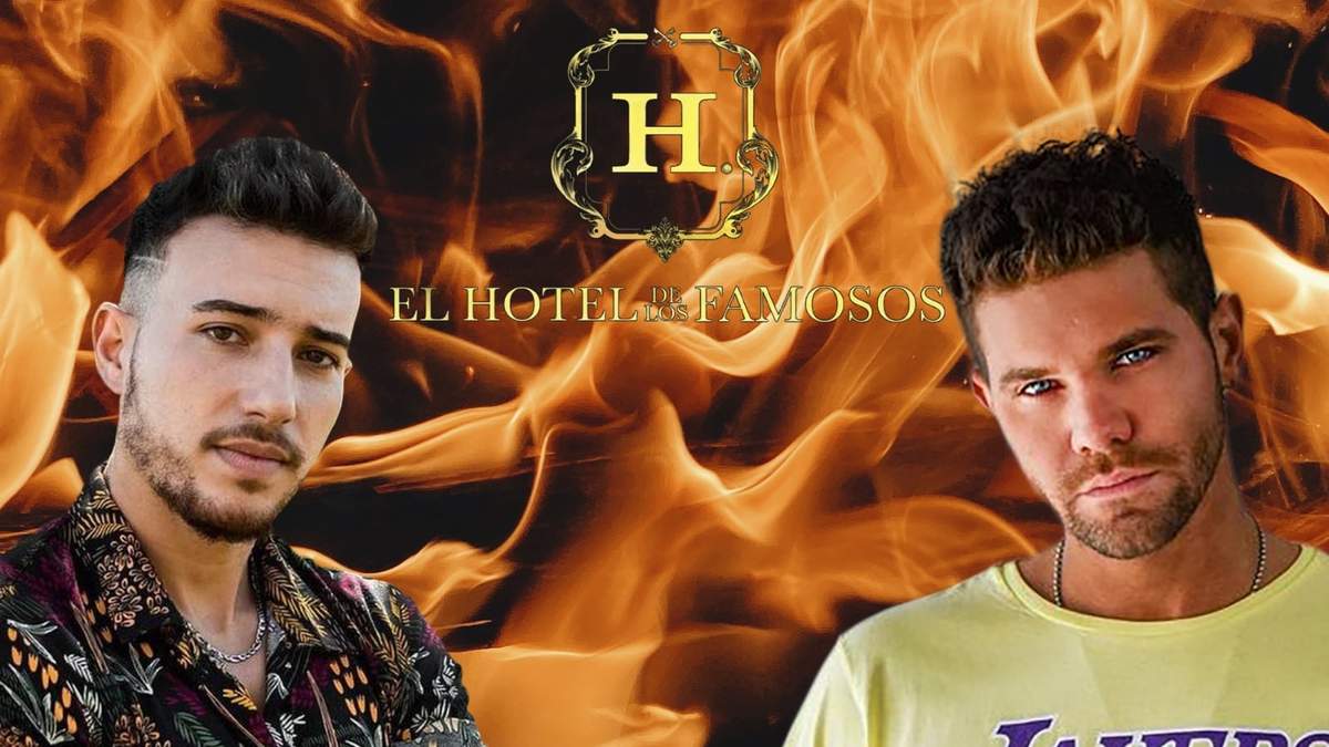 Martín Salwe y Locho Loccisano en "El Hotel de los Famosos". Fuente: (Minuto Neuquén)