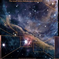 Webb toma "impresionantes" imágenes de la Nebulosa de Orión