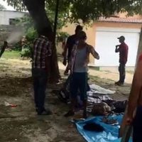 Como en Chiapas, en Veracruz fumigan sitio donde descansa caravana migrante