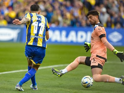 Con gol de Di María, Rosario empató con Godoy Cruz