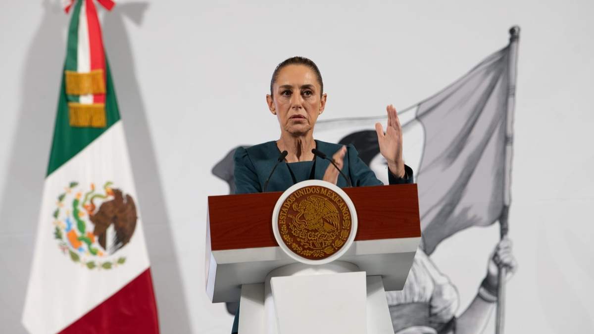 La presidenta Claudia Sheinbaum