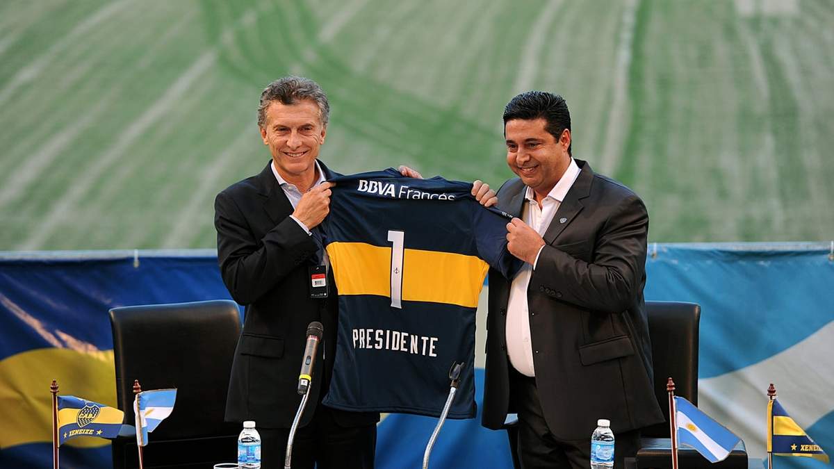 Macri y Angelici. Fuente: (Twitter)