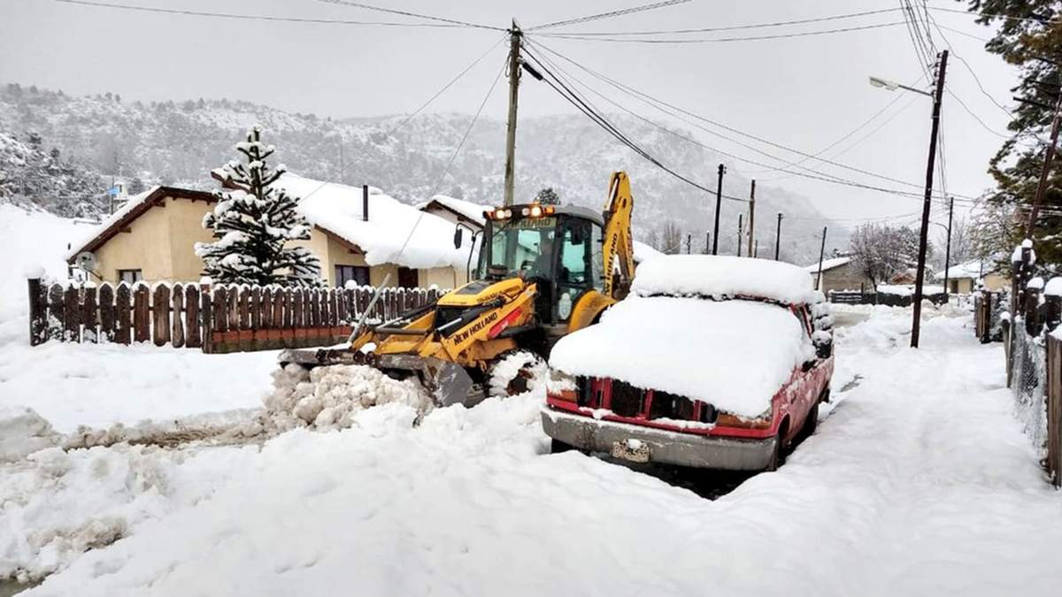 Los pueblos del interior atraviesan el invierno más duro en 20 años. (Fuente: Twitter)