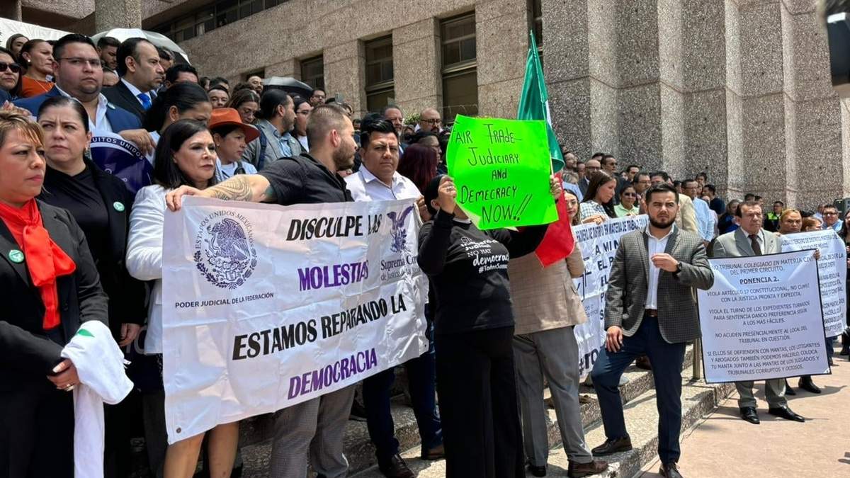 Protesta de la Jufed en agosto pasado