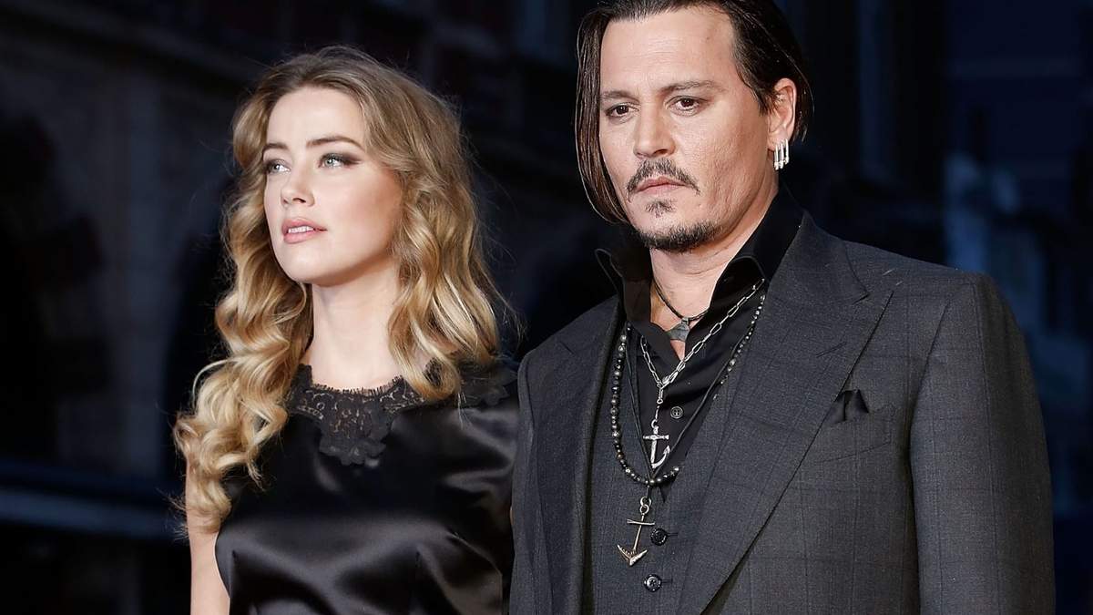 Amber Heard y Johnny Depp. Fuente: (Twitter).
