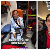 Critican a la cantante Natalia Jiménez por usar ambulancia para evitar el tráfico (Video)