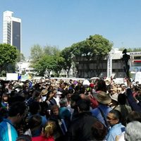 Vecinos 'toman” la Benito Juárez para exigir freno a inmobiliarias y castigos a actos de corrupción