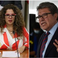 Monreal defiende a la senadora Rocío Abreu, exhibida en video recibiendo dinero en efectivo