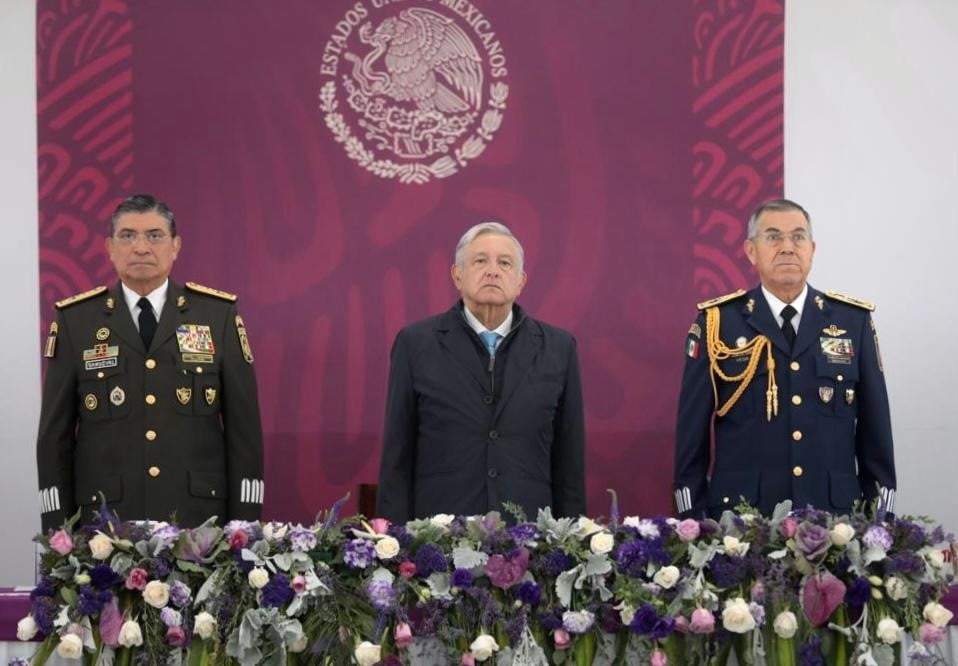 En el aniversario de la Fuerza Aérea Mexicana en Jalisco, 10 de febrero de 2023
