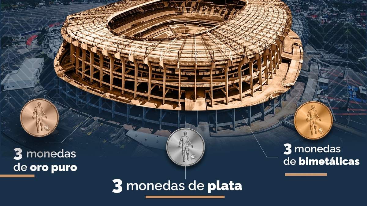 Gobierno mexicano lanzará monedas conmemorativas por Mundial 2026