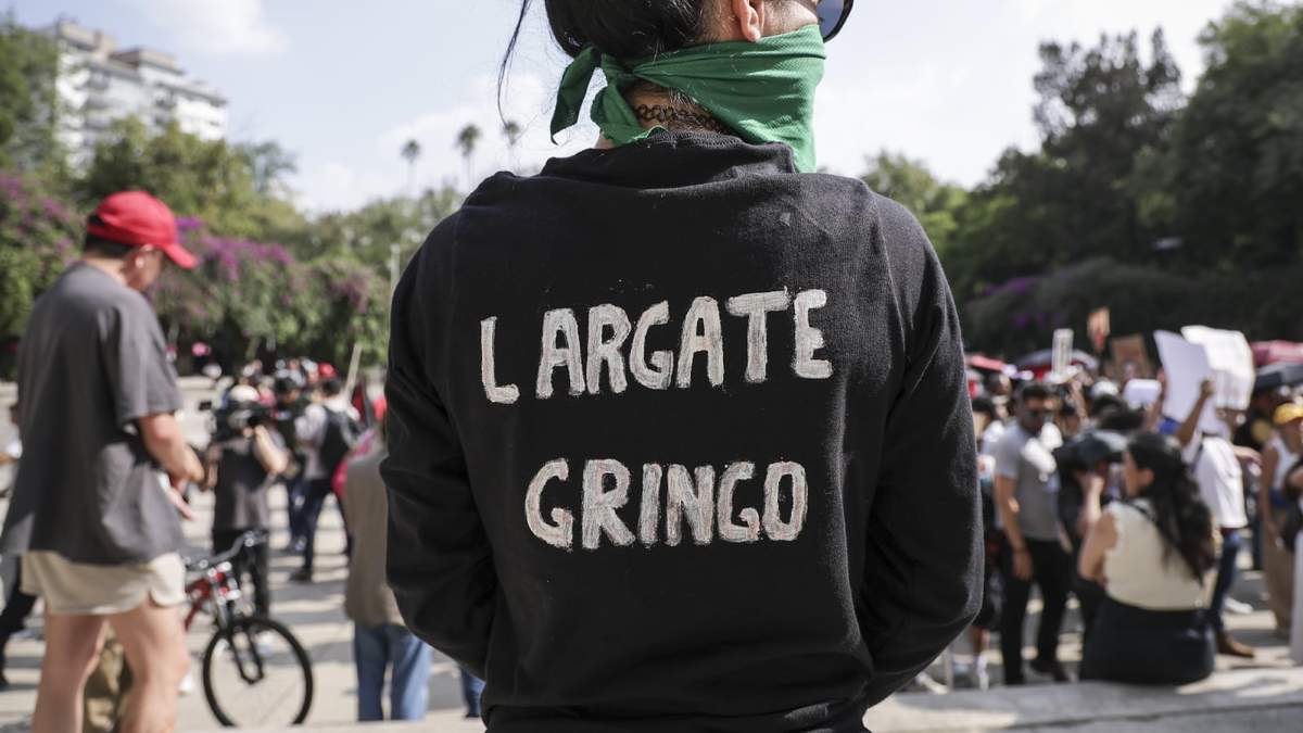 Una protesta contra la gentrificación en la CDMX