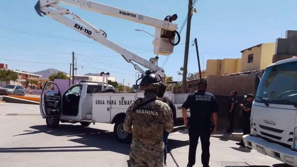 Maniobras para retirar cámaras
