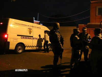 Sicarios disparan a invitados de una fiesta en Tabasco; hay cinco muertos y cuatro heridos