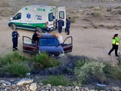 Choque con dos heridos en la Ruta del Petroleo, en un acceso clave de Centenario