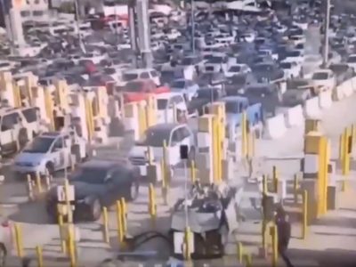 Automovilista muere tras estrellarse y atropellar a personas en la garita de San Ysidro