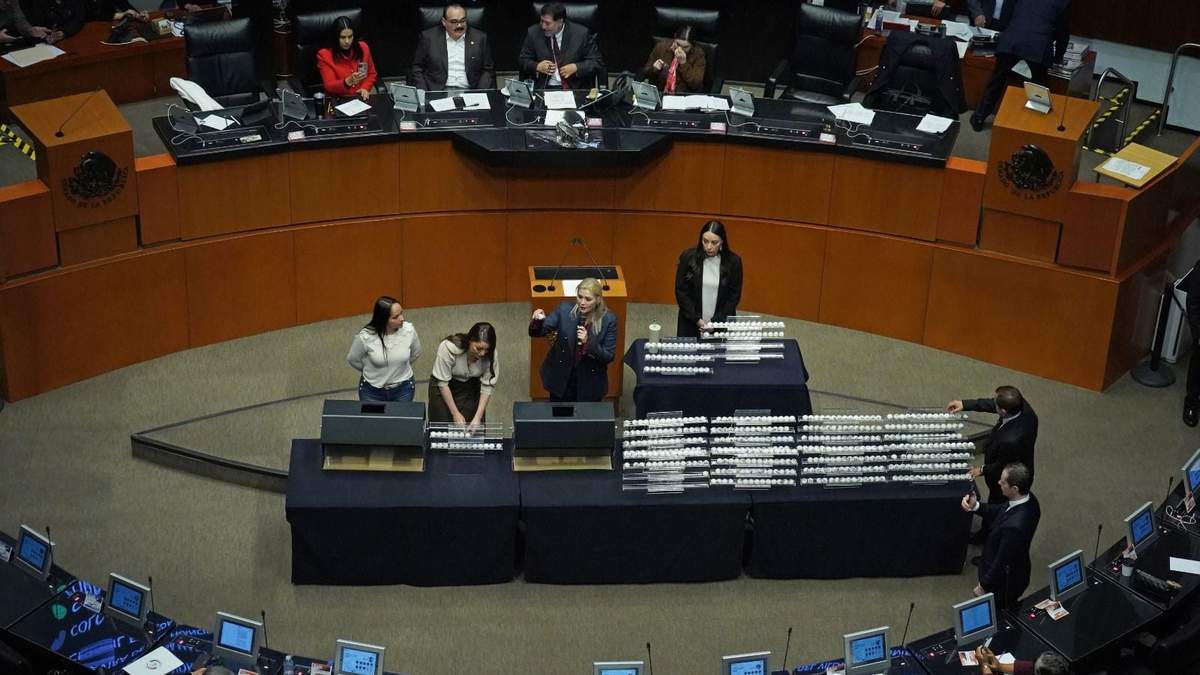 Senado. Primer proceso de insaculación de magistraturas