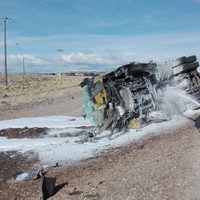 Zapala: Un camión chocó contra una camioneta en la Ruta Nacional 40