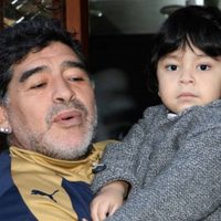 Heredero de la magia: Verónica Ojeda y un nuevo video de su hijo junto a Maradona, que nos ilusionó