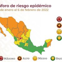 Así quedó el semáforo del 24 de enero al 6 de febrero: CDMX pasa a amarillo y Aguascalientes a rojo