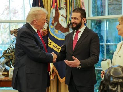 Trump recibe al presidente sirio en una reunión inédita en la Casa Blanca