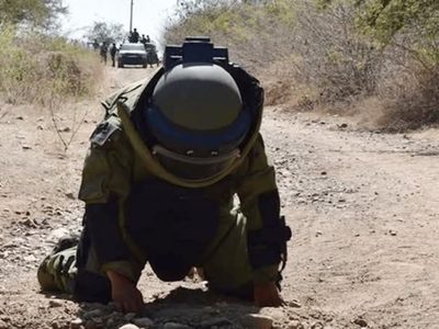 Encuentran 14 artefactos explosivos en brechas ejidales de Reynosa