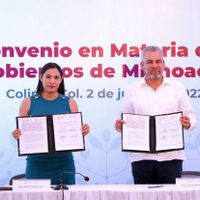 Colima y Michoacán firman acuerdo para impulsar acciones de seguridad