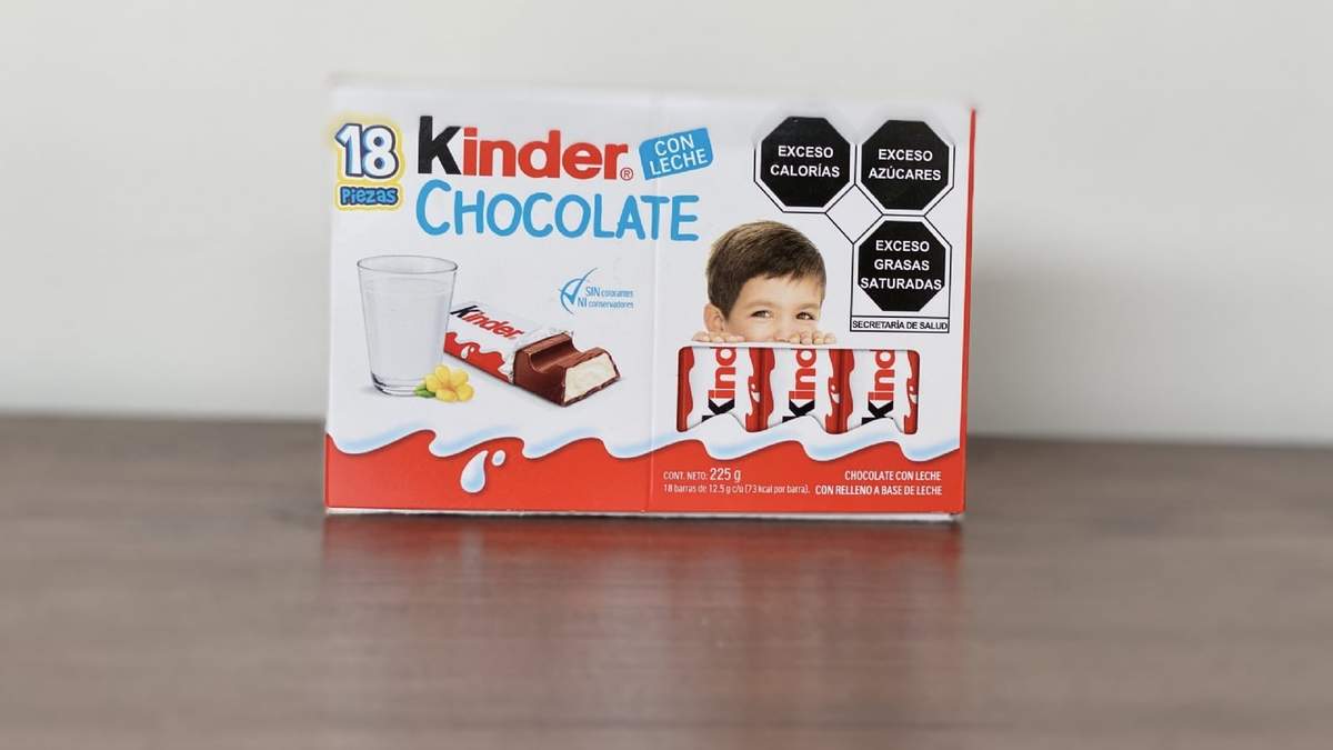 Barritas kinder. Fuente: (Instagram)