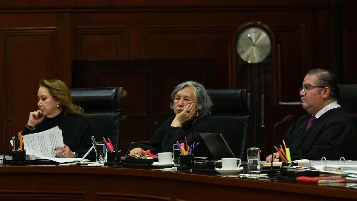 Sesión en la Suprema Corte