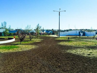 Zapala: la plaza René Favaloro se renueva ante una linda iniciativa de los vecinos