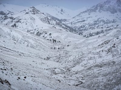 Emiten un alerta meteorológico por intensas nevadas en toda la cordillera de Neuquén