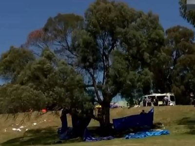 Mueren cinco niños después de que el viento levantara un castillo inflable