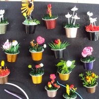 Con los envases de shampoo y 2 elementos, hacé estas minimacetas con imán para embellecer tu cocina