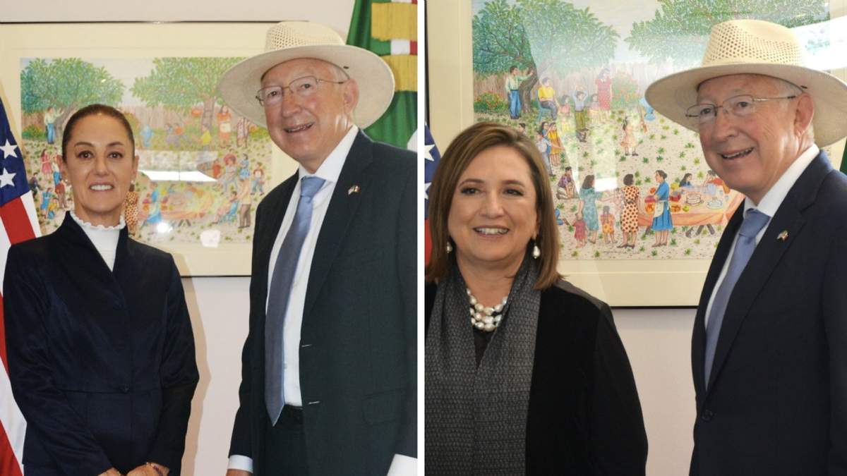 El diplomático y las precandidatas