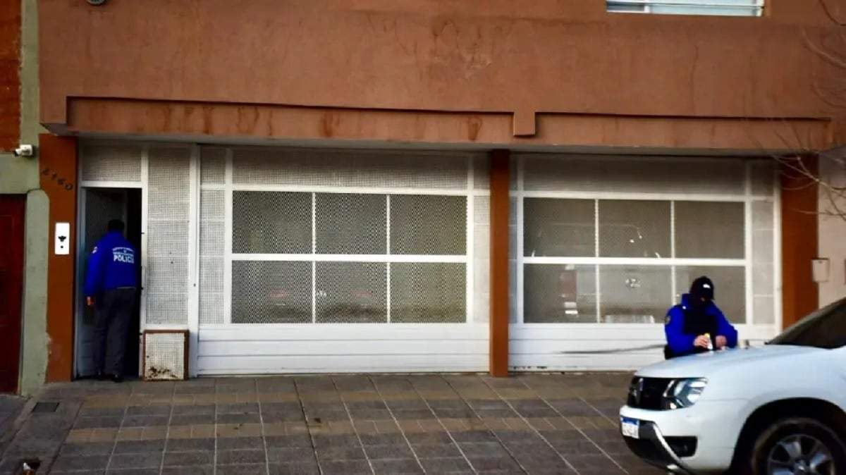 La Policía allanó la casa de Jorge "Chino" Salas. Fuente (Matías Subat)