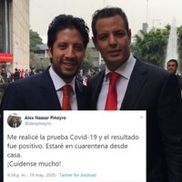 Murat inicia 'aislamiento preventivo”; su secretario privado da positivo a covid-19