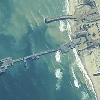 Gaza recibe la primera ayuda humanitaria a través del muelle construido por el ejército de EU
