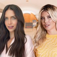 Lujos por doquier: el exclusivo jet privado en el que Zaira y Wanda Nara viajaron de París a Milán