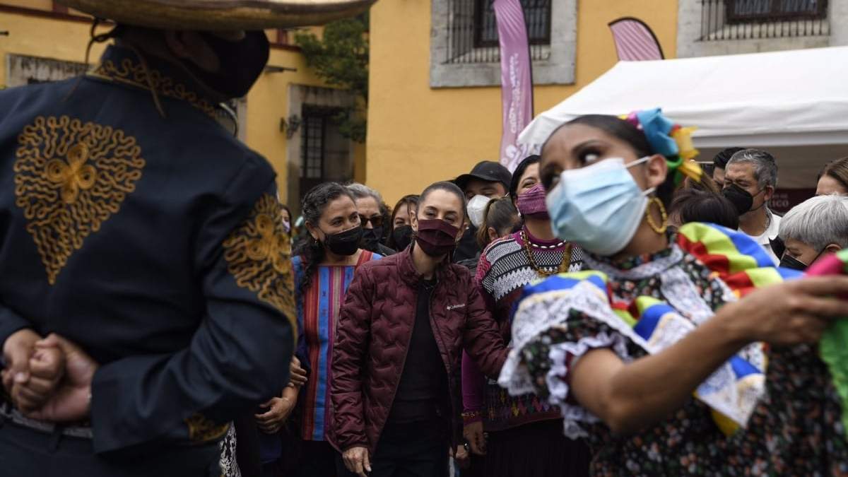 Claudia Sheinbaum en la Cuarta Sección del Bosque de Chapultepec