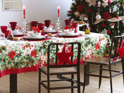 De la forma más fácil y hermosa: así podés decorar tus manteles y darles un toque navideño para esta noche