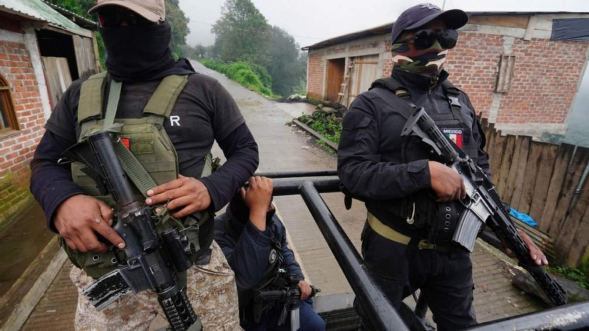 Integrantes del Cártel Jalisco Nueva Generación en a la zona norte de Michoacán